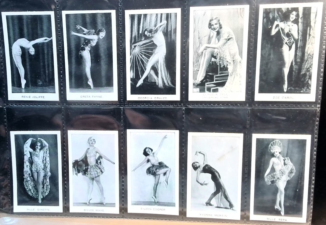 Rare Teofani Tobacco cards Set 1934 Modern Movie Stars and Cinema Celebrities: Sheeted set, super condition, Original Rare set. Hard to find complete 48 cards set.