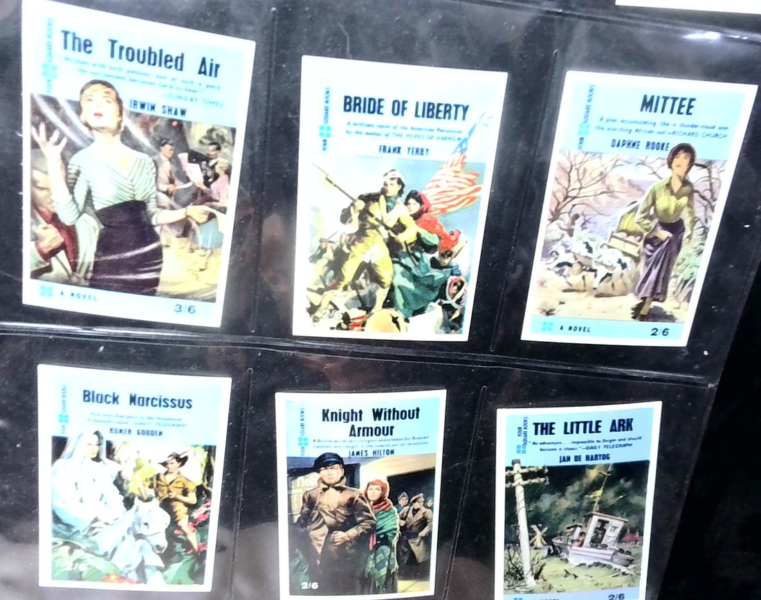 Scarce Book covers Titles Cards collection Classics Titles Set Foursquare books, sheeted set (1 of 12)