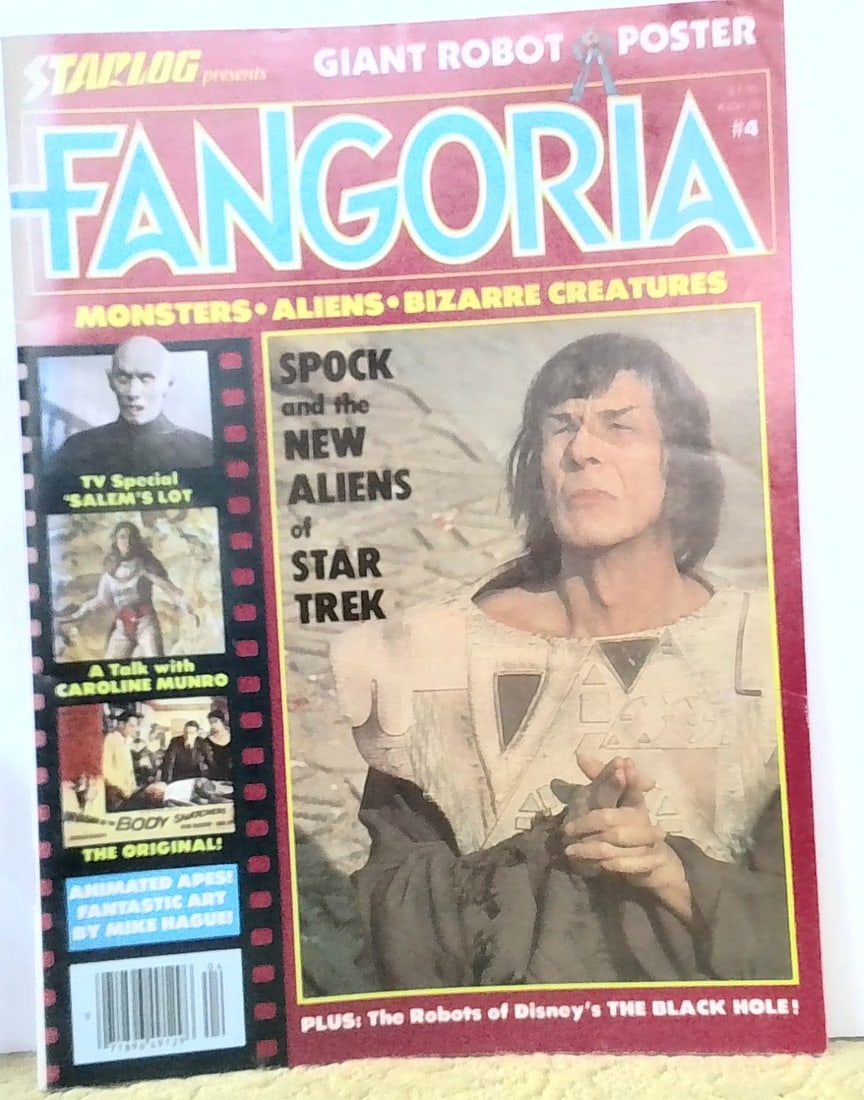 Fangoria Feb. 1980 #4 Aliens Leonard Nimoy Robot Poster (1 of 6)