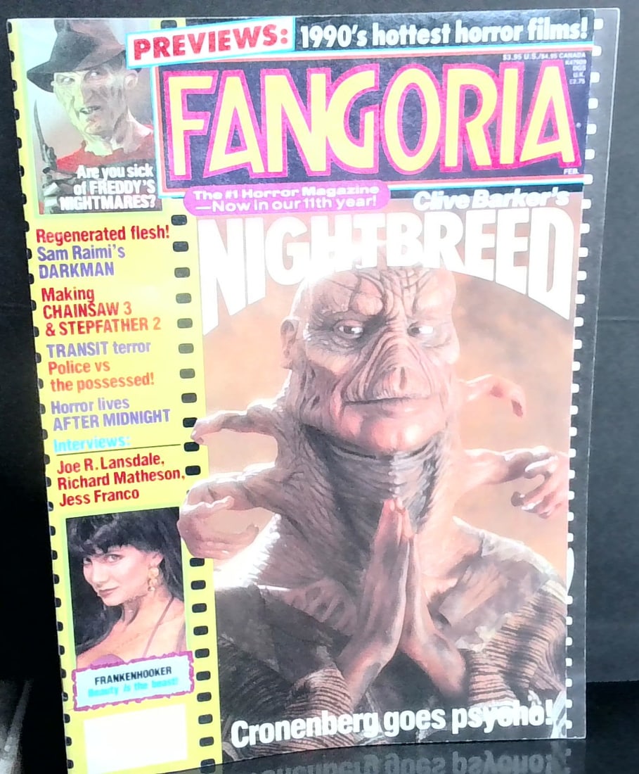 Fangoria Feb. 1990 Hottest Horror Freddy Krueger: Good to very good condition. Please note we are not comic book graders. Please inspect picture(s). Many other comic books being added daily to our sale.