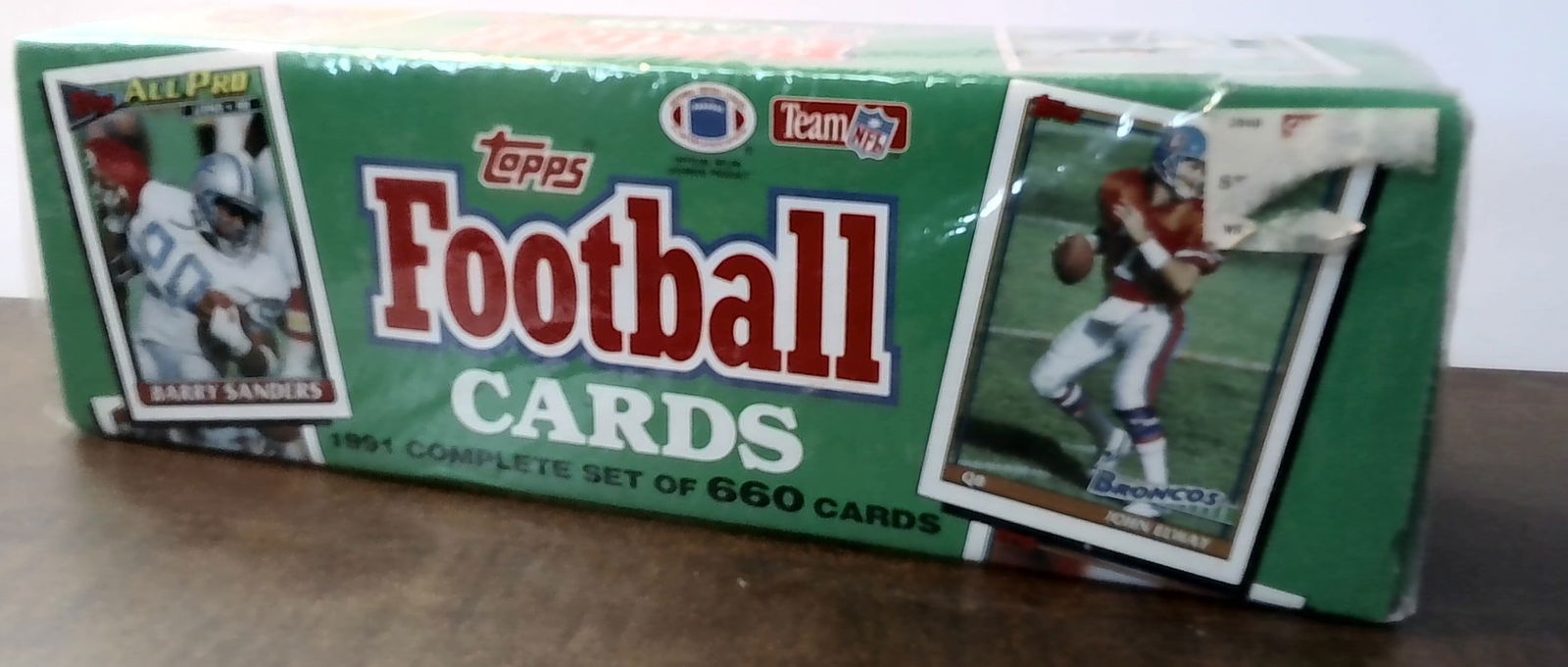 Factory Sealed Box Set of 1991 Topps Football cards 660 cards (1 of 3)