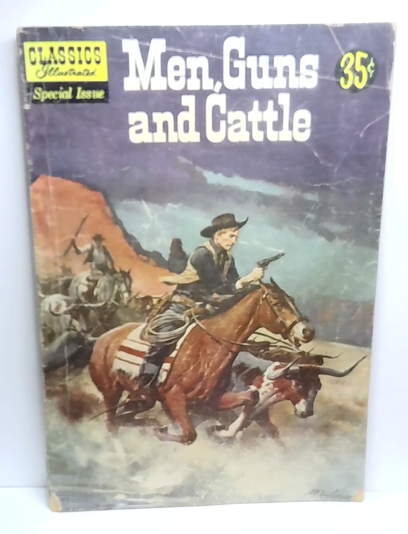 Classics Illustrated Special issue #153A Men, Guns and Cattle original 1st print VG-VG+ (1 of 4)
