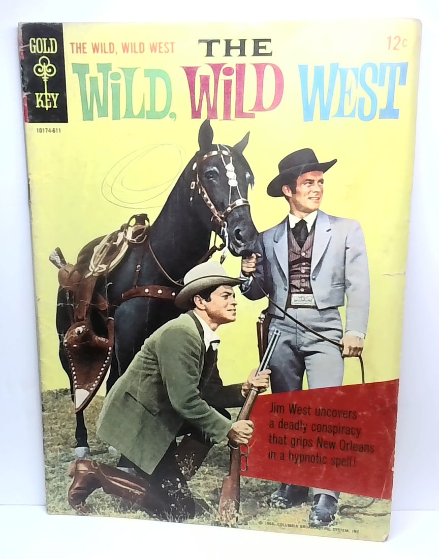 THE WILD, WILD WEST # 2 GOLD KEY COMICS 1966 MID GRADE COMIC PHOTO COVER !! VG-VG+ (1 of 2)