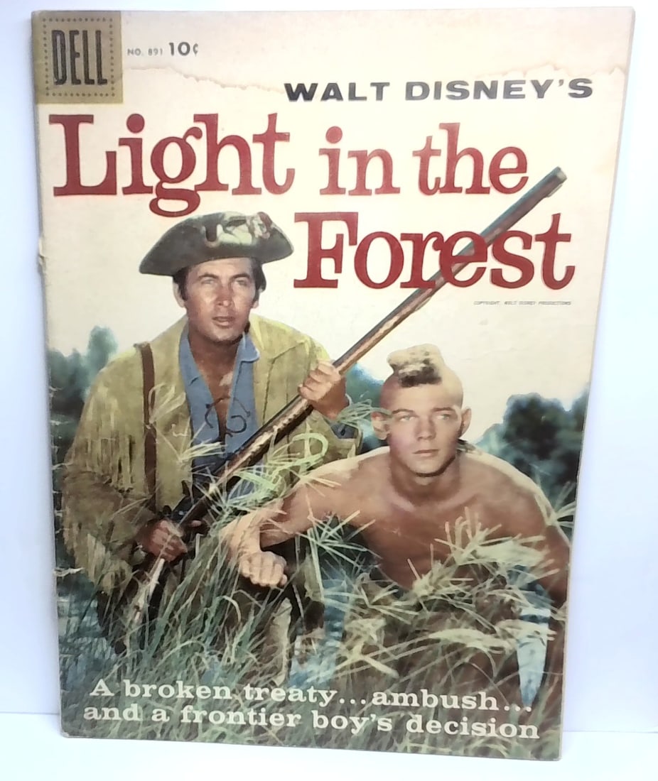 Walt Disney's Light In The Forest #891, Four Color, Dell Publishing 1958 VG: comic books being added daily to our sale. Happy to combine multiple purchases for shipment savings. Please keep checking back often for more recent arrivals. Items added daily to our current sale.