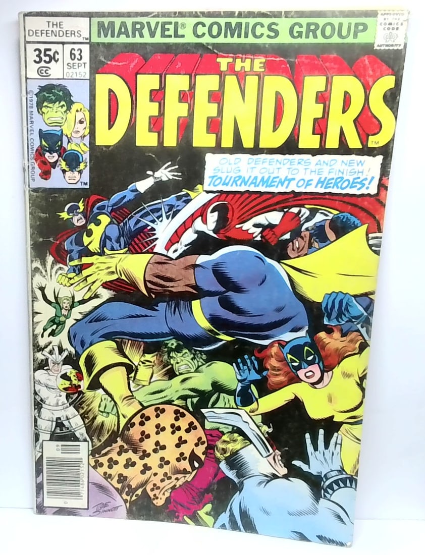 The Defenders #63 1978 Marvel Comics Group Deadly Games Hulk Doctor Strange VG-VG+ (1 of 2)