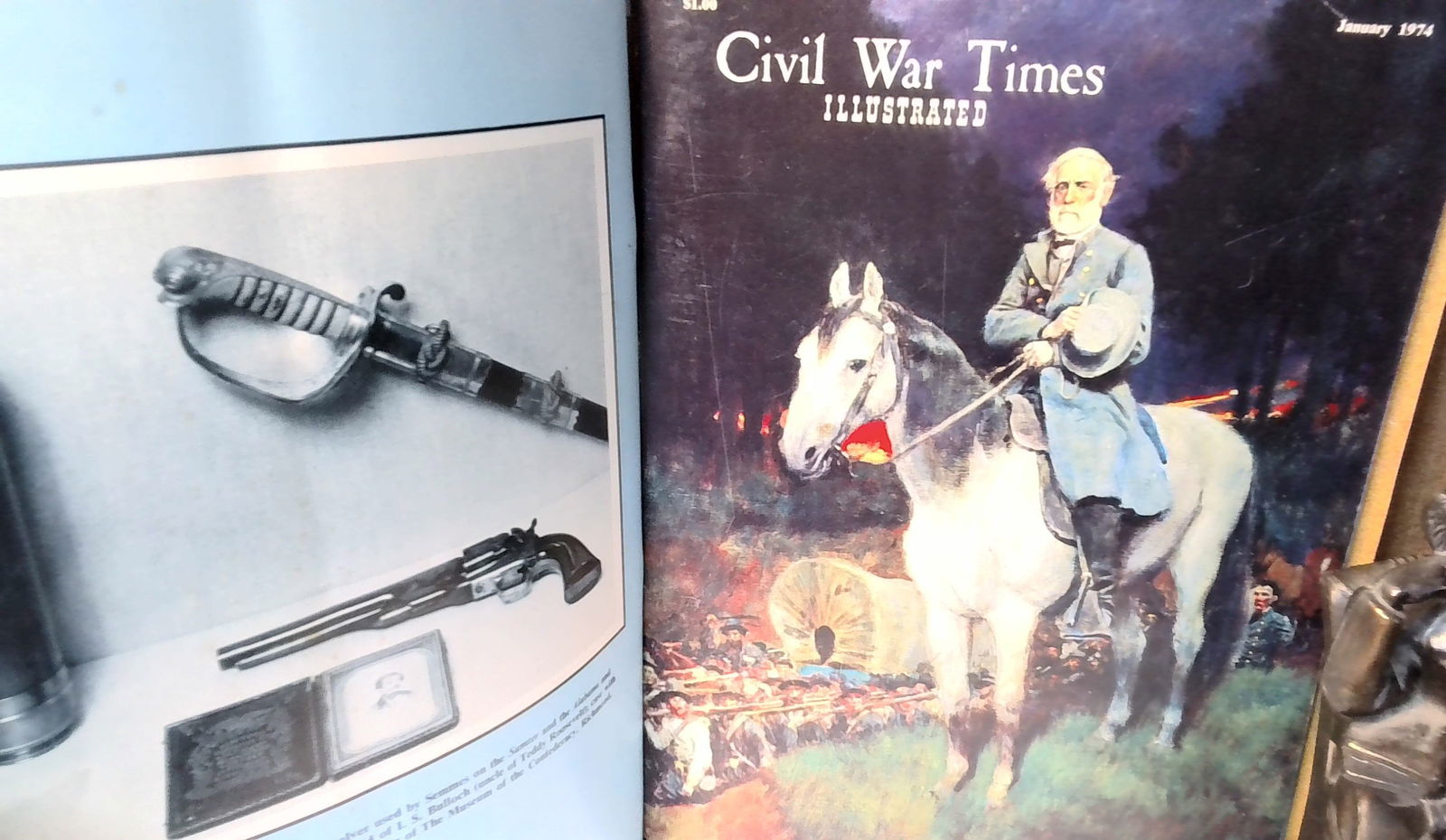 Bound Volume of the Civil War Times April 1973- Feb. 1974 Confederacy Union Lee Grant (1 of 18)