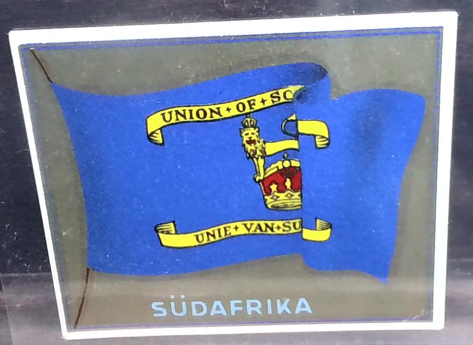 1936 German Chromolithographic Flag Tobacco card Sudafrika (1 of 2)