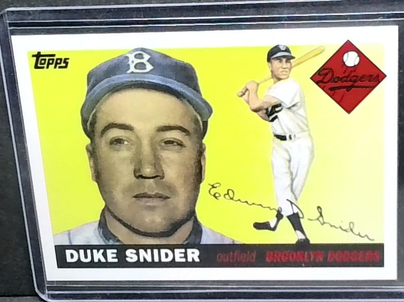 2010 Topps Duke Snider The Cards Your Mom Threw Out #CMT-4 Brooklyn Dodgers (1 of 2)
