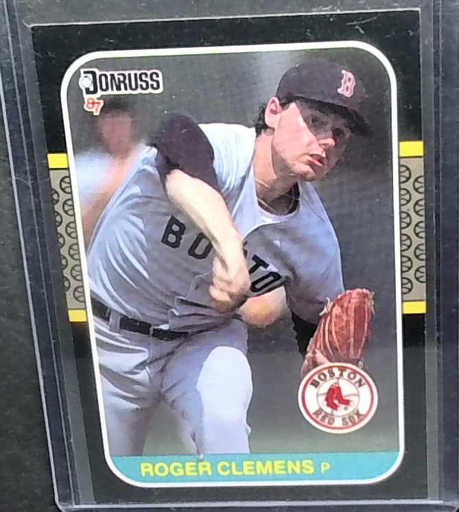 1987 Donruss Roger Clemens card #276 Boston Red Sox (1 of 2)