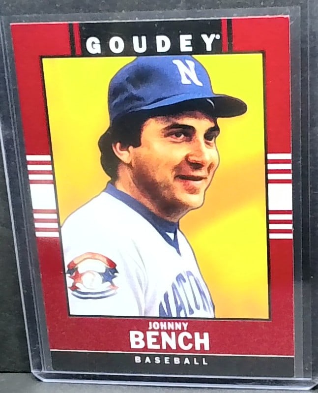 2014 Upper Deck Goodwin Champions Goudey #5 Johnny Bench (1 of 2)