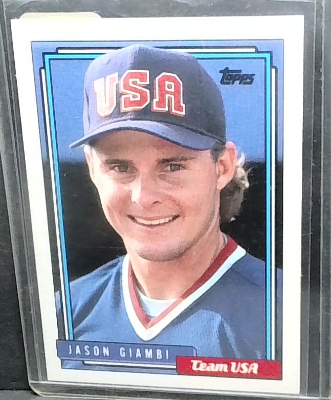 1992 Topps Traded #40T Jason Giambi Team USA: Most cards are mint unless otherwise noted. Many other cards available. Items being added daily to our sale. Please keep checking back often for more recent arrivals.