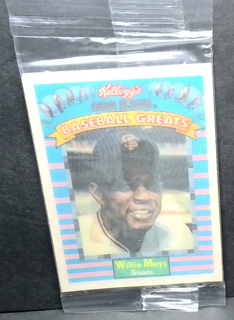 2 , 1991 Kelloggs Corn Flakes Baseball Harmon Willie Mays Great #3 HOF M Sealed (1 of 3)