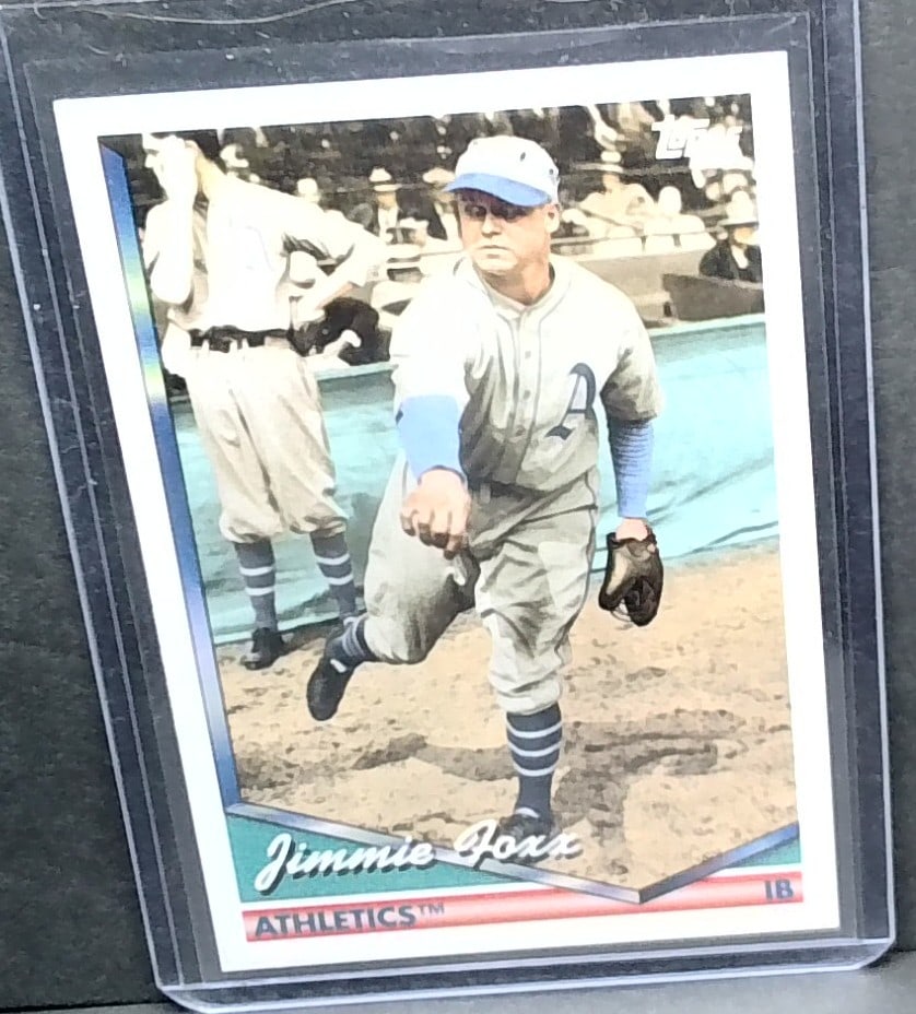 2010 Topps Update #VLC-47 Jimmie Foxx Vintage Legends Philadelphia Athletics (1 of 2)