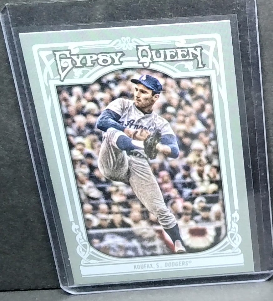 2013 Topps Gypsy Queen Blue Framed /499 Sandy Koufax #137 HOF: Most cards are mint unless otherwise noted. Many other cards available. Items being added daily to our sale. Please keep checking back often for more recent arrivals.