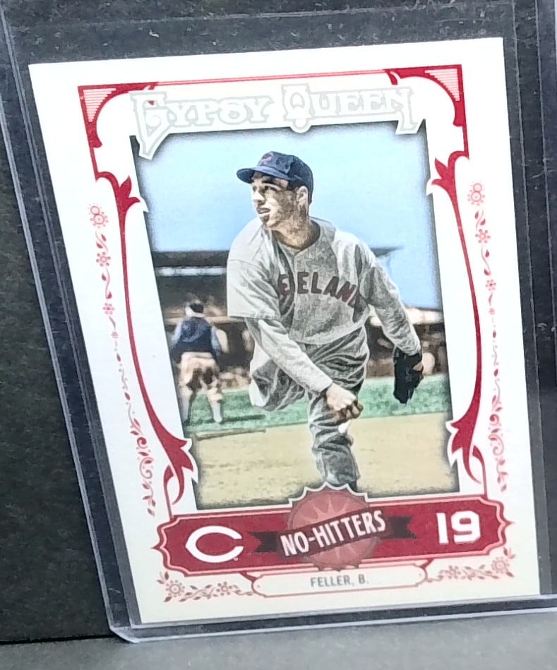 Bob Feller 2013 Topps Gypsy Queen No Hitters Cleveland Indians #NH-BF X419: Most cards are mint unless otherwise noted. Many other cards available. Items being added daily to our sale. Please keep checking back often for more recent arrivals.