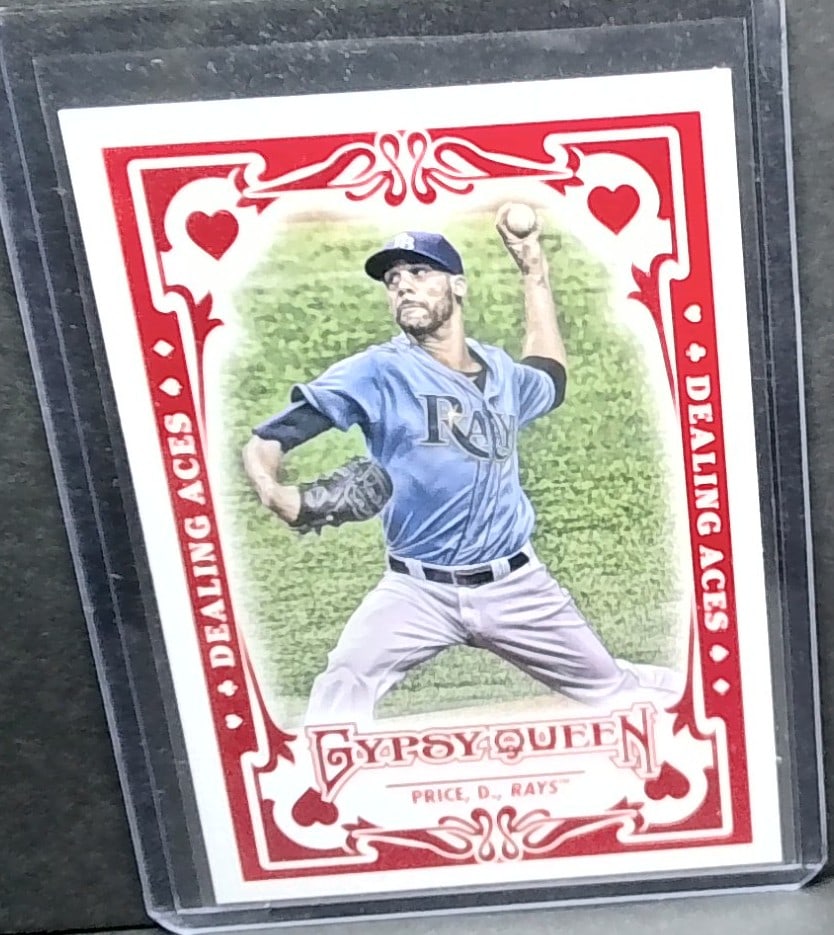 2013 Topps Gypsy Queen Dealing Aces #DA-DP David Price: Most cards are mint unless otherwise noted. Many other cards available. Items being added daily to our sale. Please keep checking back often for more recent arrivals.