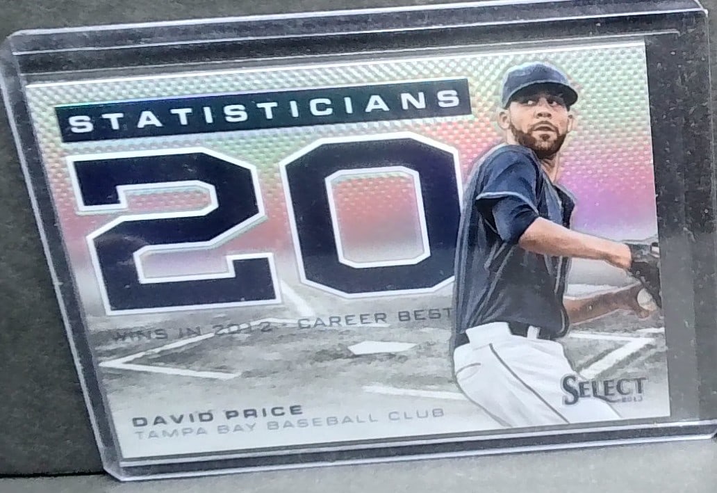 David Price 2013 Panini Select Statisticians Prizm #ST9: Most cards are mint unless otherwise noted. Many other cards available. Items being added daily to our sale. Please keep checking back often for more recent arrivals.