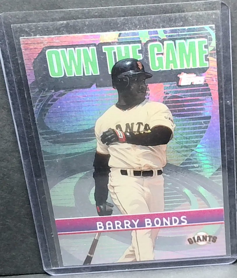 2001 Topps BARRY BONDS "Own The Game" #OG17 San Francisco Giants (1 of 2)