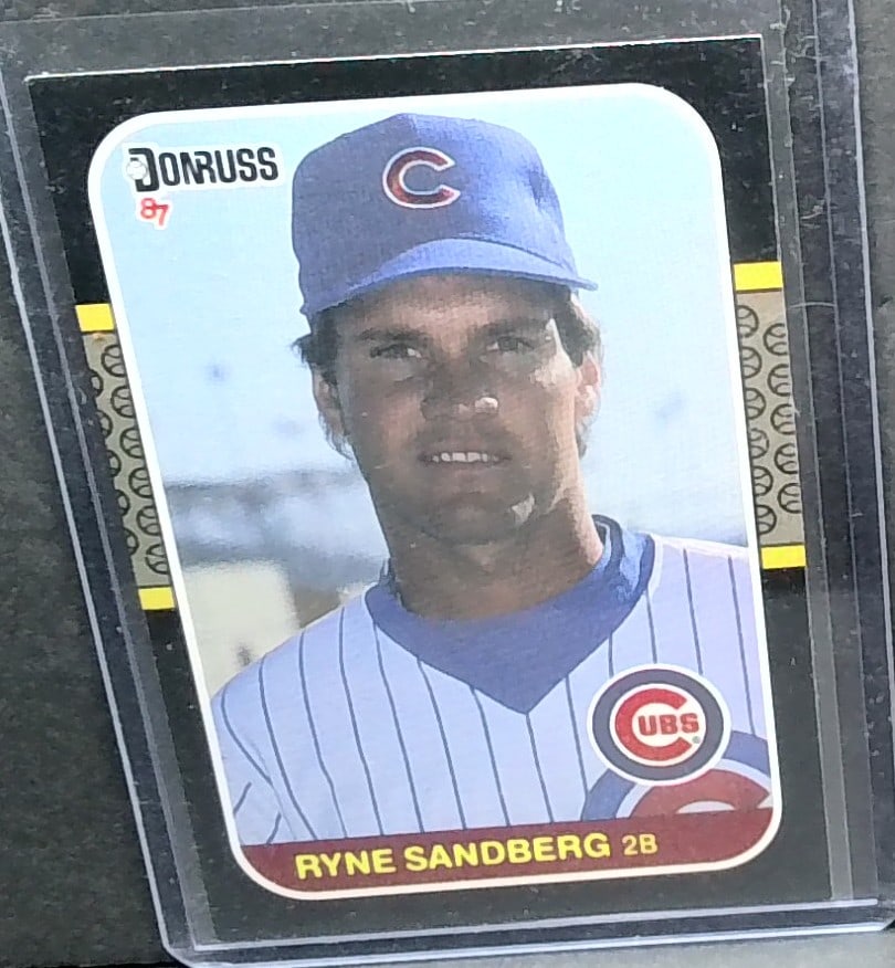 1987 Donruss Ryan Sandberg #77 Chicago Cubs (1 of 2)