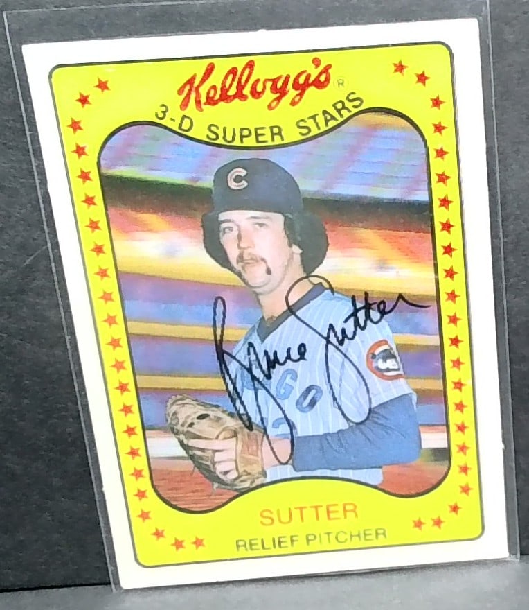 1981 Bruce Sutter Kellogg's 3-D Super Stars St. Louis Cardinals #56 (1 of 2)