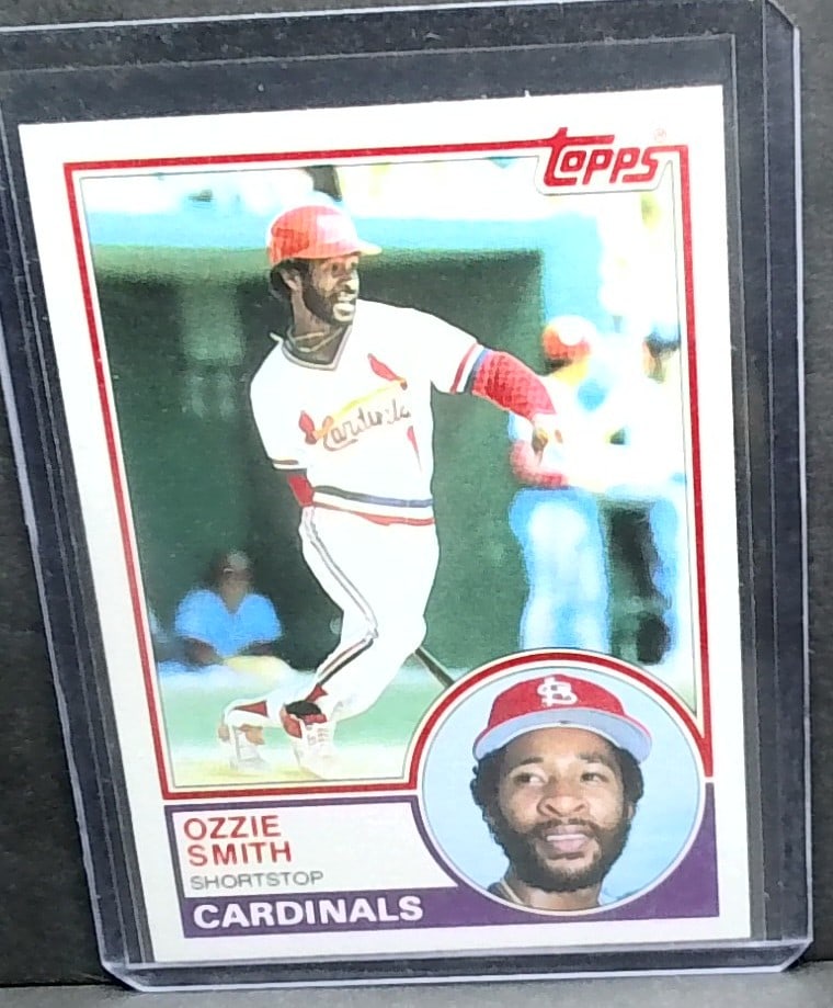 1983 Topps Baseball Ozzie Smith Cardinals 540 (1 of 2)