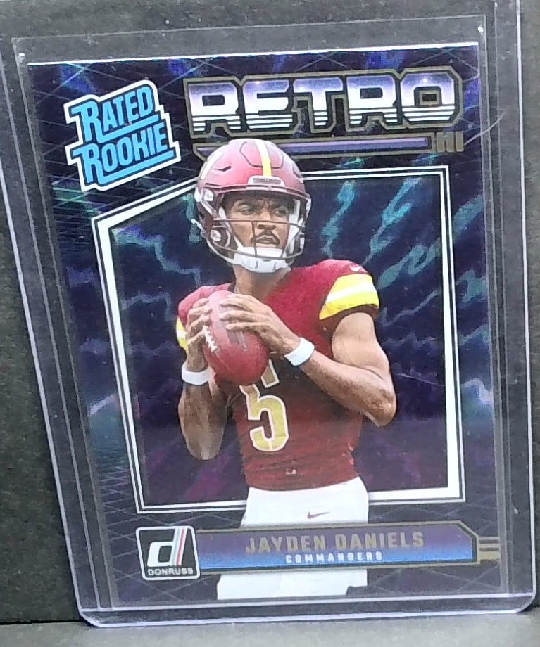 2024 Panini Donruss - Rated Rookie Retro Jayden Daniels #11 (RC) (1 of 2)