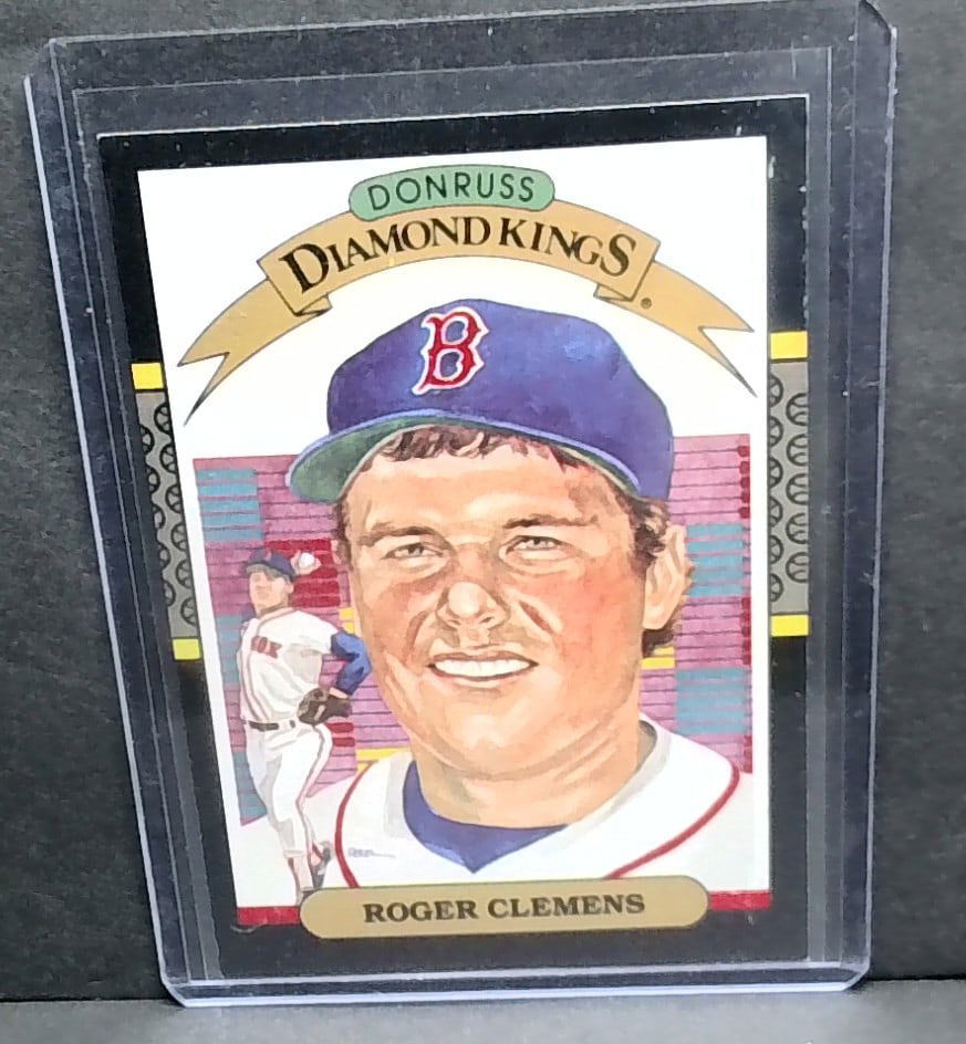 1987 Donruss Roger Clemens Diamond Kings #2 Red Sox (1 of 2)