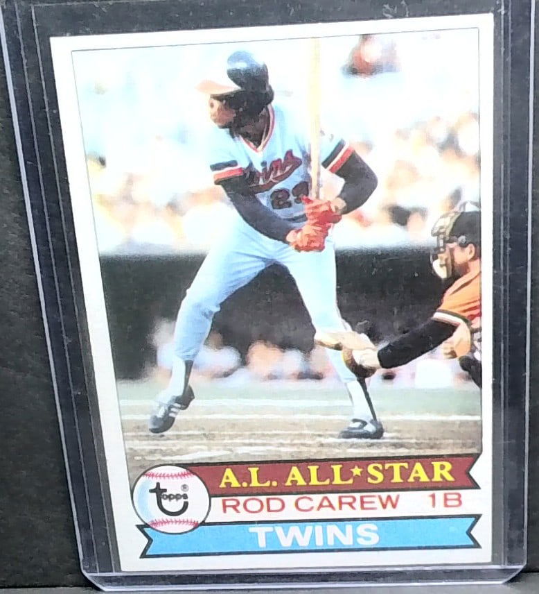 1979 Topps Baseball #300 Rod Carew Minnesota Twins AL All-Star: Most cards are mint unless otherwise noted. Many other cards available. Items being added daily to our sale. Please keep checking back often for more recent arrivals.