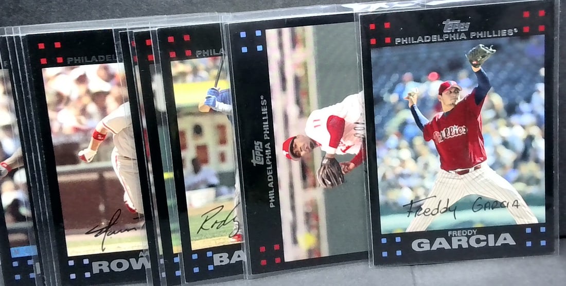 2007 Topps Baseball QTY Philadelphia Phillies Lot of 11 cards (1 of 6)