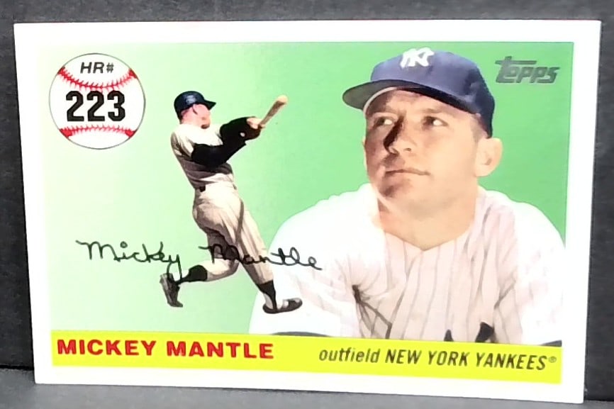 2007 Topps Baseball Mickey Mantle Home Run History #MHR223 Mickey Mantle (1 of 2)