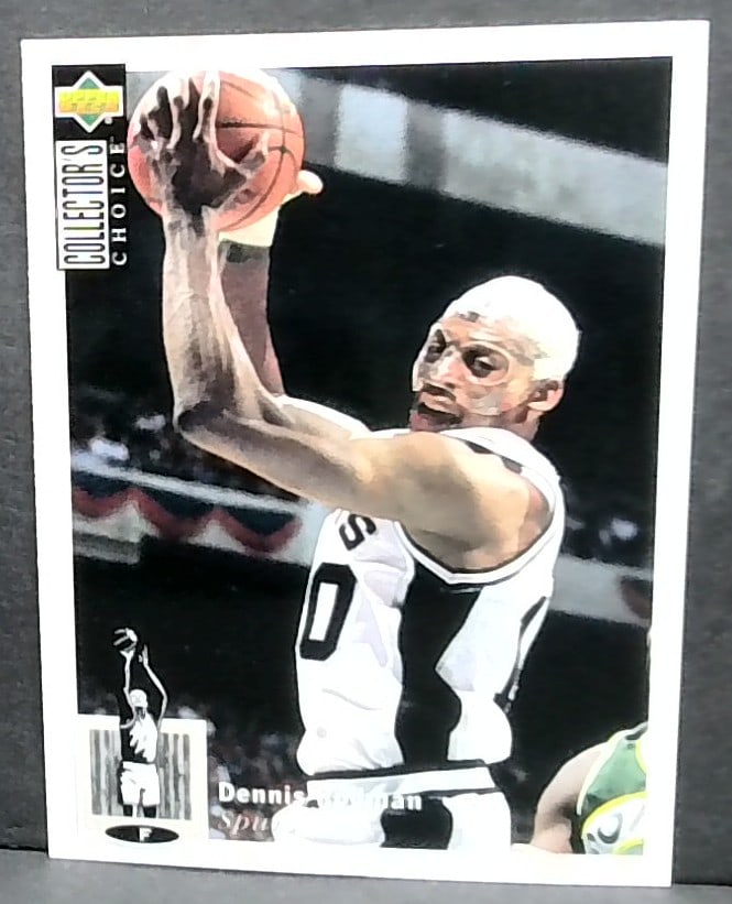 4 Mint Dennis Rodman Cards: Most cards are mint unless otherwise noted. Many other cards available. Items being added daily to our sale. Please keep checking back often for more recent arrivals.