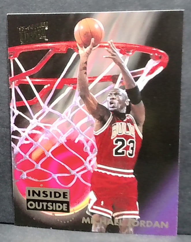 1994-95 Fleer Ultra Inside Outside Michael Jordan Chicago Bulls #4 Mint (1 of 2)