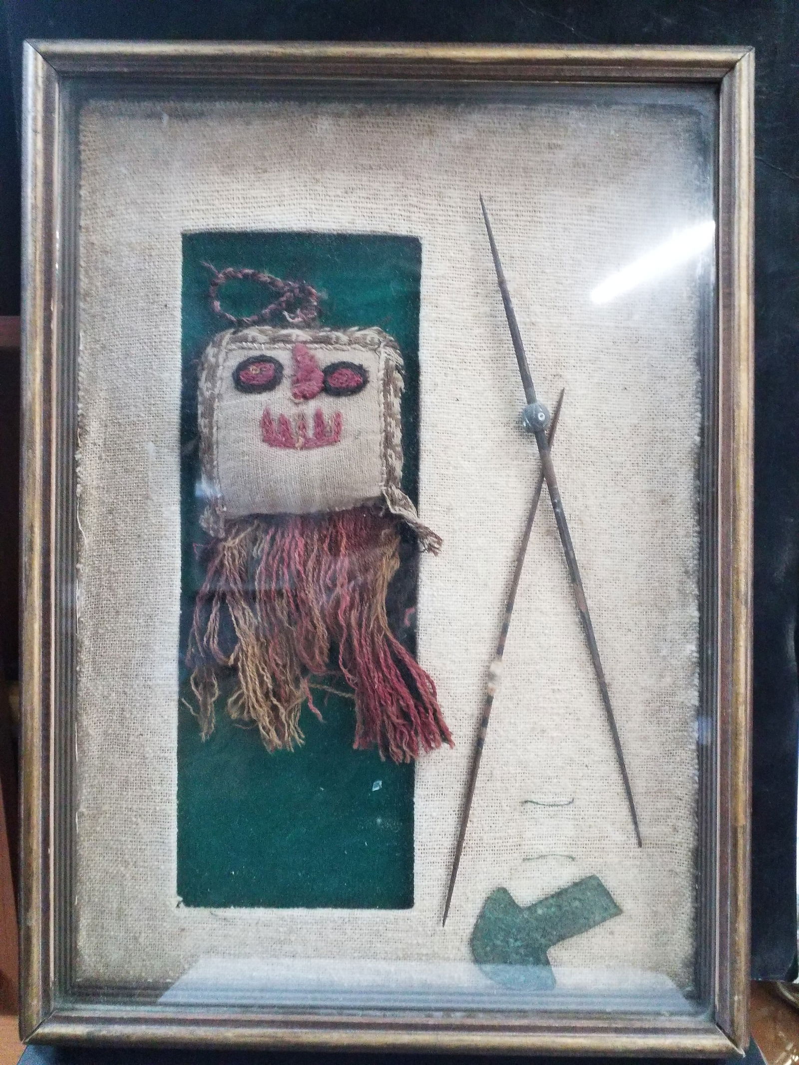 Pre Columbian Cultures Framed Artifacts Collection from the Andes Mountains of South America (1 of 7)