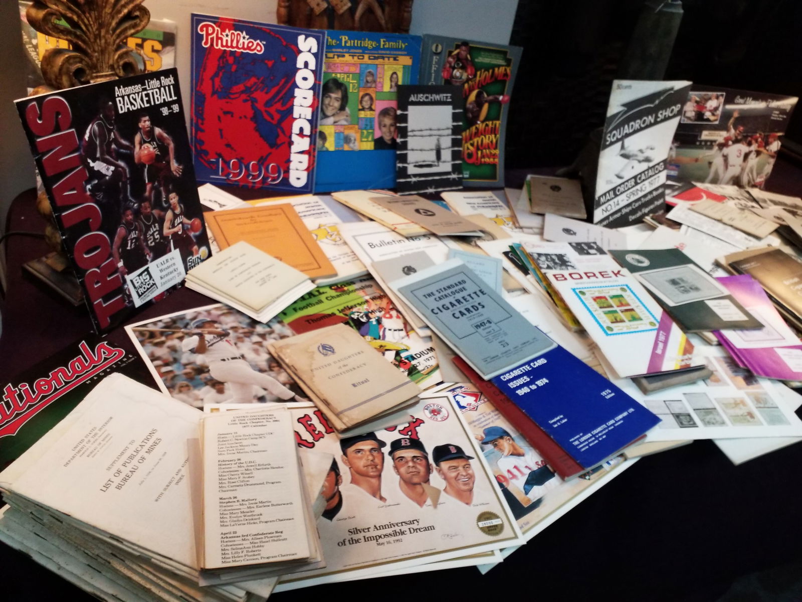 A Giant Reseller lot of 100s of Primarily Vintage Booklets, catalogs, politcal brochures ephemera (1 of 18)