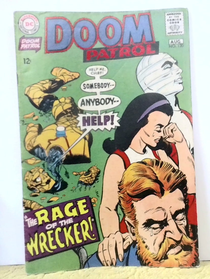 Doom Patrol #120 DC Comics 1968 VG 4.0 'The Rage of the Wrecker' Silver Age (1 of 6)