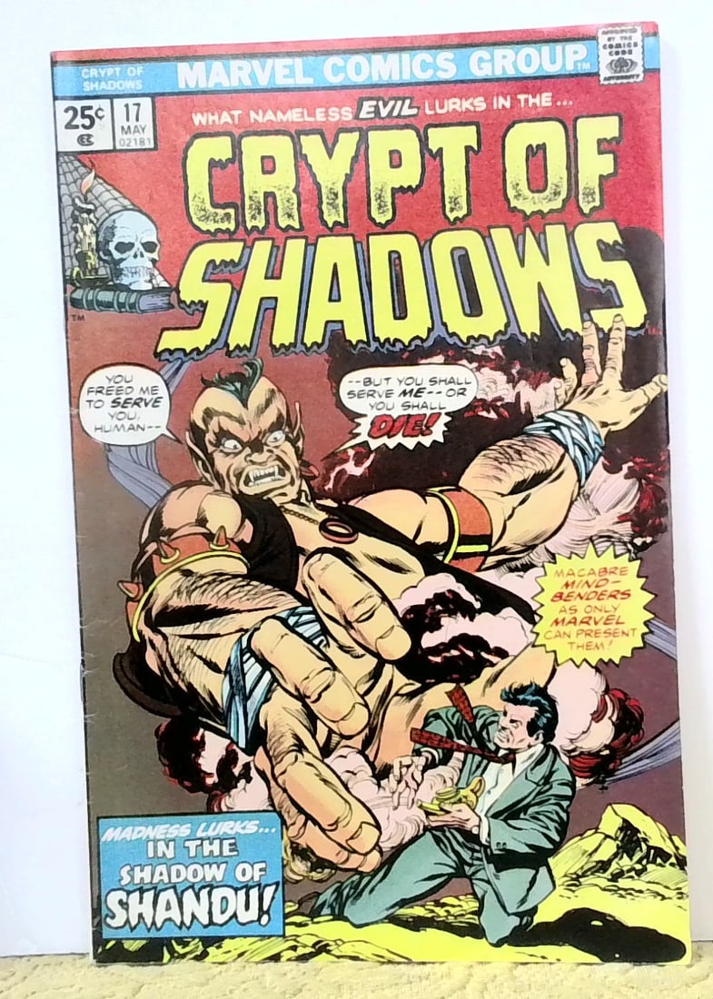 Crypt Of Shadows #17 (1975) - Marvel Bronze-Age Horror In The Shadow Of Shandu! (1 of 6)
