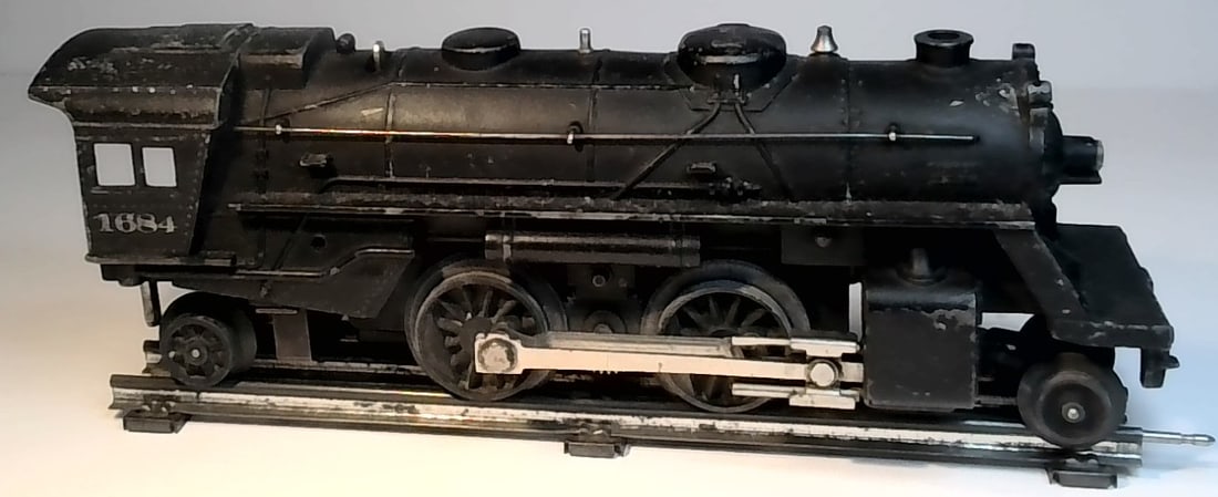 LIONEL #1684 PRE WAR DIE CAST (2-4-2) LOCOMOTIVE ONLY O Gauge O27 Train Engine (1 of 4)