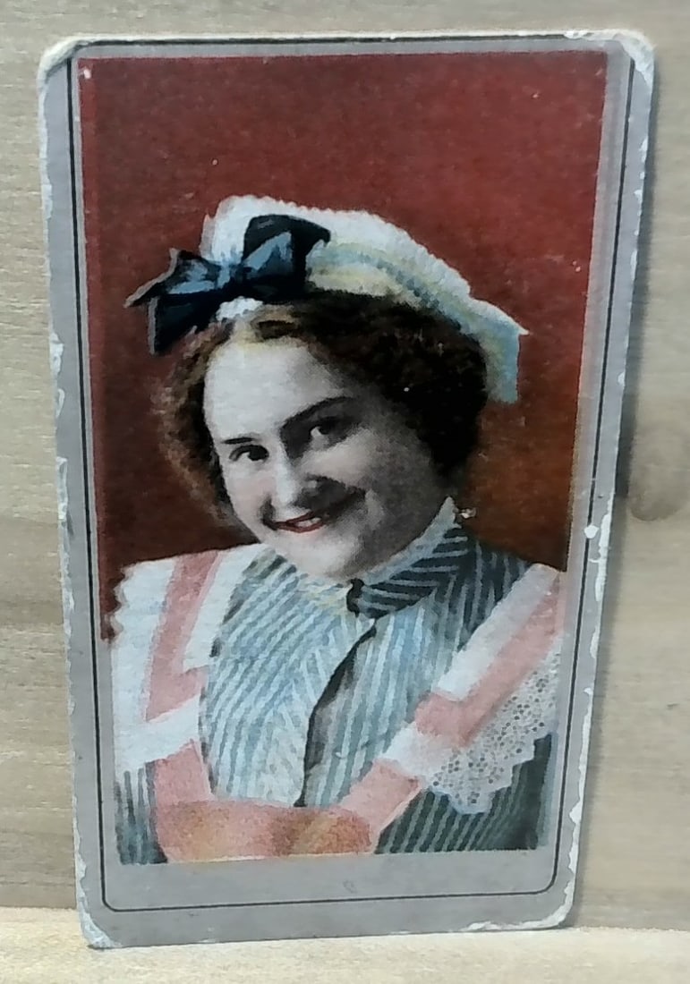 1900 Actresses Murai Brothers Kyoto Japan cigarette card Tobacco card VG (1 of 2)