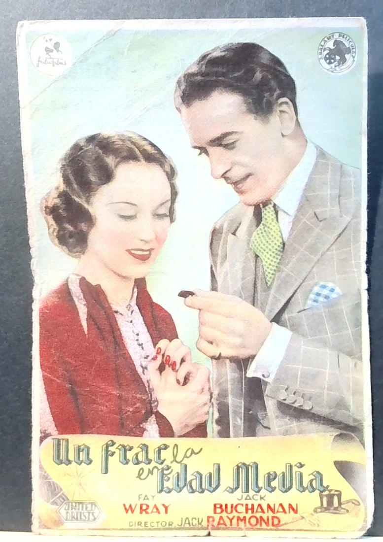 Come Out of the Pantry Fay Ray Jack Buchanan 1936 Spanish Movie Herald (1 of 2)