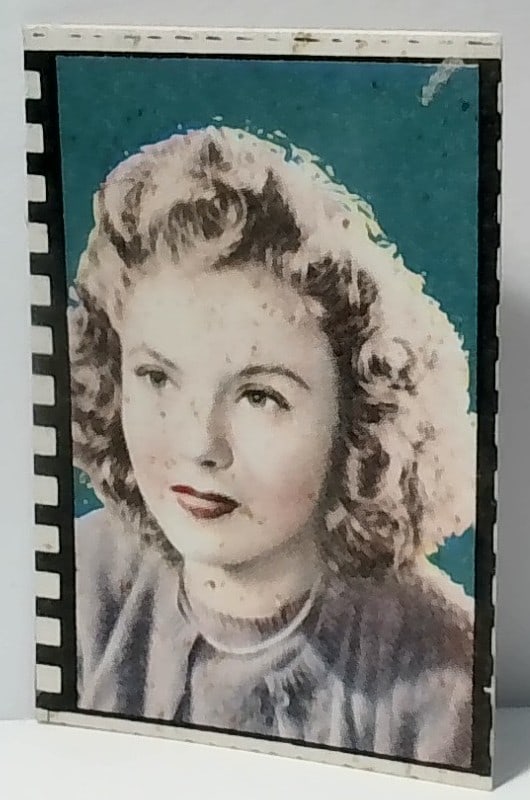 Shirley Temple R.K.O. Radio 1930s Hollywood Movie Star Film Strip Card VG-VG+ (1 of 2)