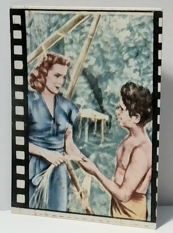 The Triumph of Tarzan R.K.O Radio 1930s Hollywood Movie Star Film Strip Card VG-VG+: In very good condition overall. Scarce Film Strip card. Please inspect pictures.