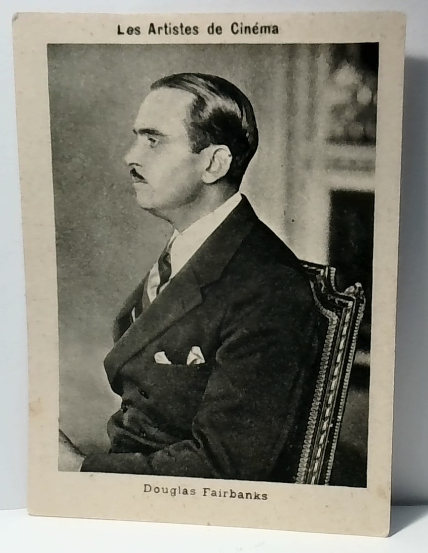 Douglas Fairbanks Laughing Cow Dairy Card 1930s Movie Star Film picture Card VG: In very good condition overall. Scarce Film Strip card. Please inspect pictures.