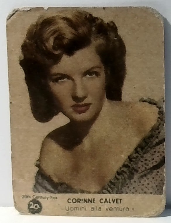 Corrine Calvert in "Men of Fortune" Real Photo 1930s Hollywood Real Photo Illm Milano Card (1 of 2)