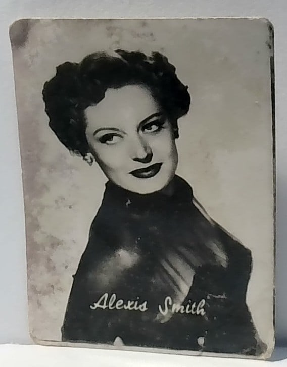 Alexis Smith 1930s Hollywood Real Photo Illm Milano Card: In very good condition overall. Original Scarce Film trade card. Please inspect pictures.