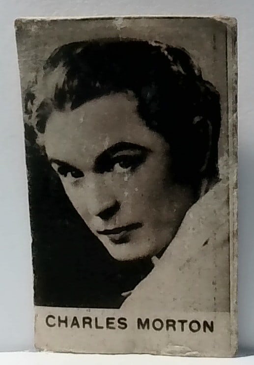 Charles Morton Original 1930s Hollywood Film Trade Card: In very good condition overall. Original Scarce Film trade card. Please inspect pictures.
