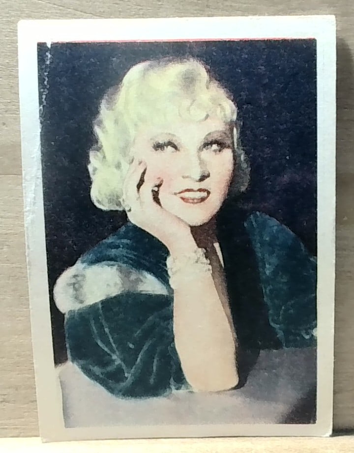 1930s Nestle's Stars of the Silver Screen Mae West Original Film Card: In very good condition overall. Original Scarce Film trade card. Please inspect pictures.