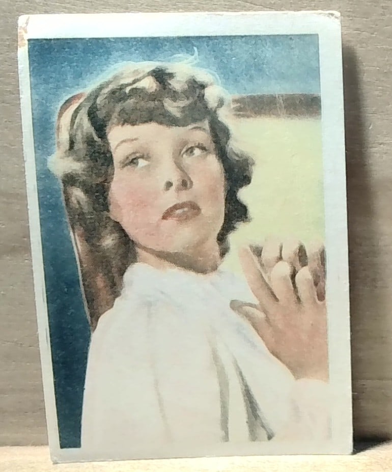 1930s Nestle's Stars of the Silver Screen Katharine Hepburn Original Film Card: In very good condition overall. Original Scarce Film trade card. Please inspect pictures.