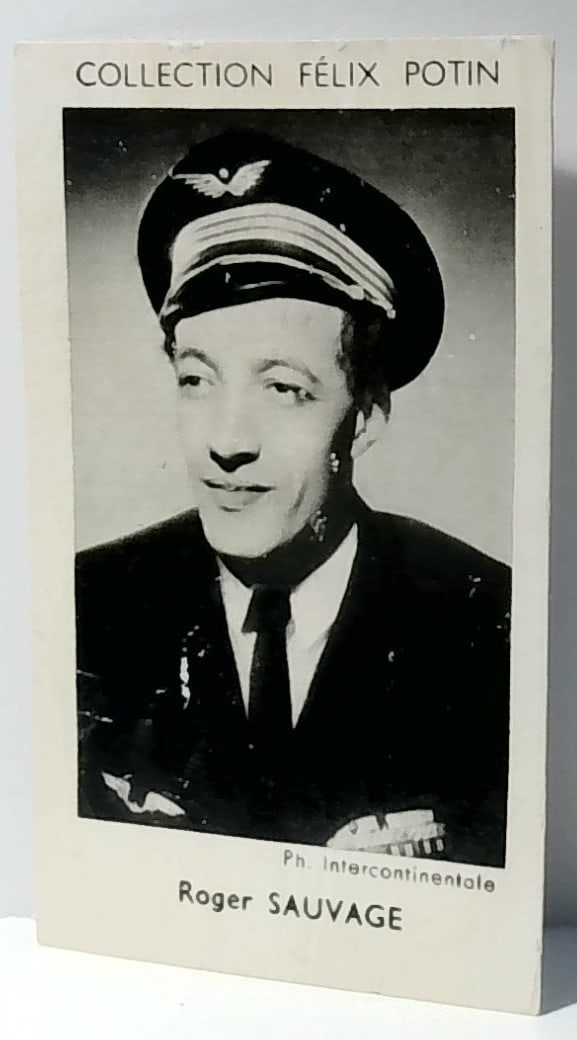 Original 1930s Roger Sauvage Felix Potin Chocolate Trade Fillm Photo Type Card (1 of 1)