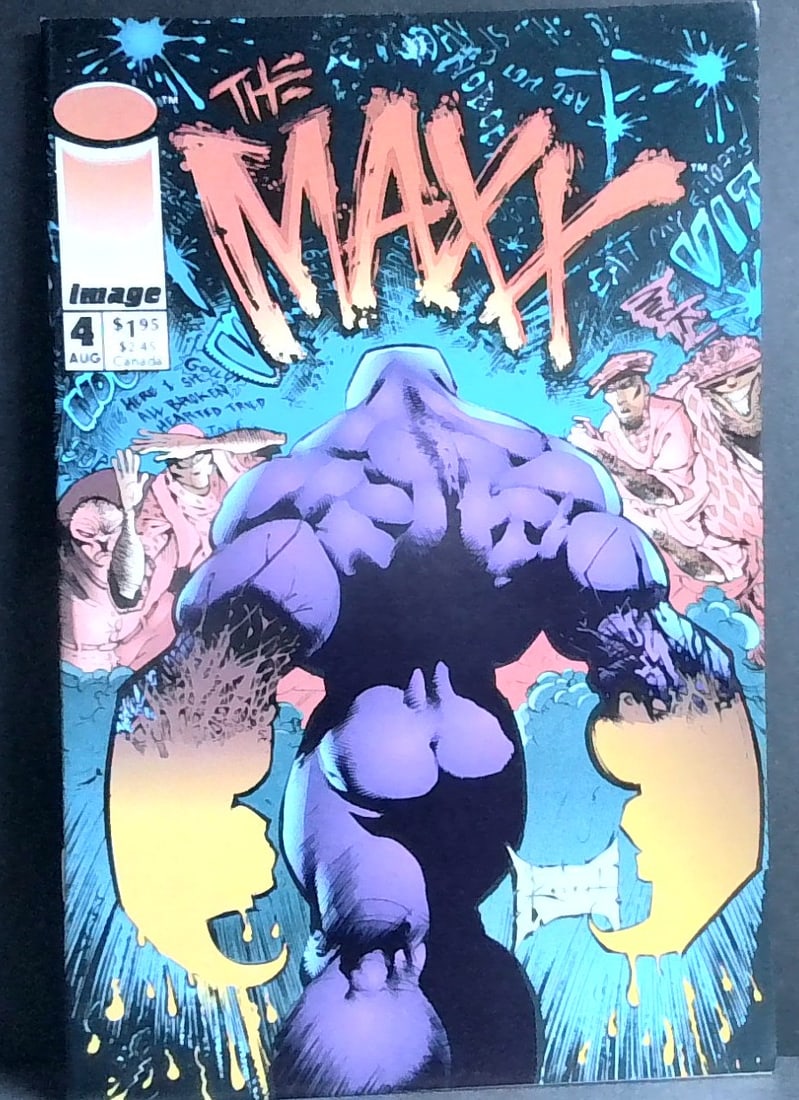 The Maxx #4 NEWSSTAND Variant (Image 1994) Pitt Sam Kieth Spawn Dragon MT. (1 of 2)