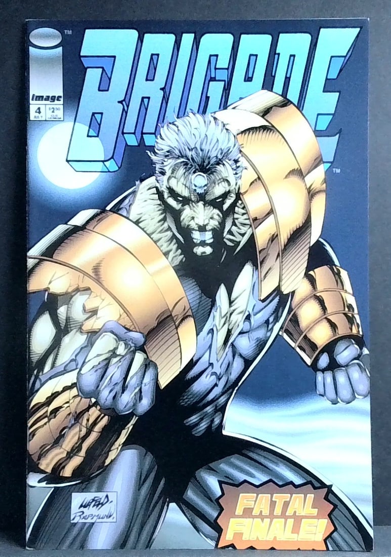 BRIGADE #4 IMAGE COMIC FIRST PRINTING Youngblood 1993 mnt (1 of 2)